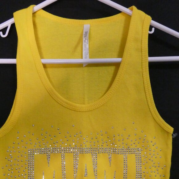 EXIST | small | Ribbed Yellow MIAMI tank Top | NWOT - Picture 4 of 14